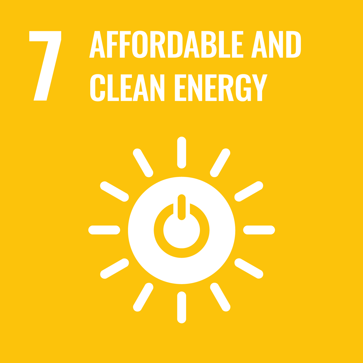7. Affordable and Clean Energy SDG 7: Affordable and Clean Energy