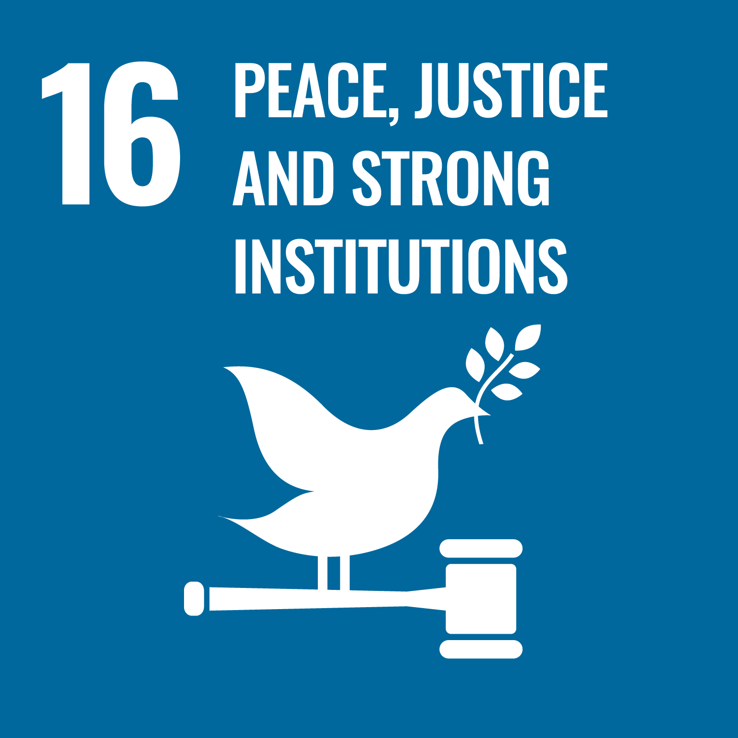 16. Peace, Justice and Strong Institutions SDG 16: Peace, Justice and Strong Institutions